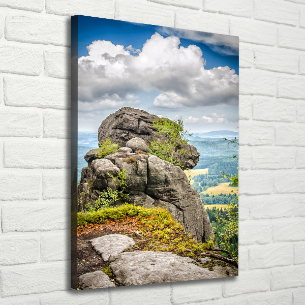 Foto leinwand vertikales Szczeliniec Wielki