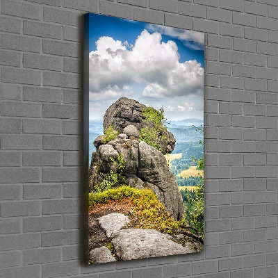 Foto leinwand vertikales Szczeliniec Wielki