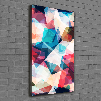 Wandbild vertikales Abstraktes Mosaik