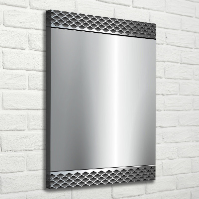 Foto leinwand vertikales Metallischer Hintergrund