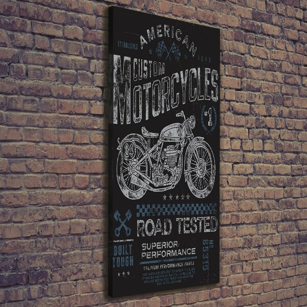 Wandbild vertikales Automobil