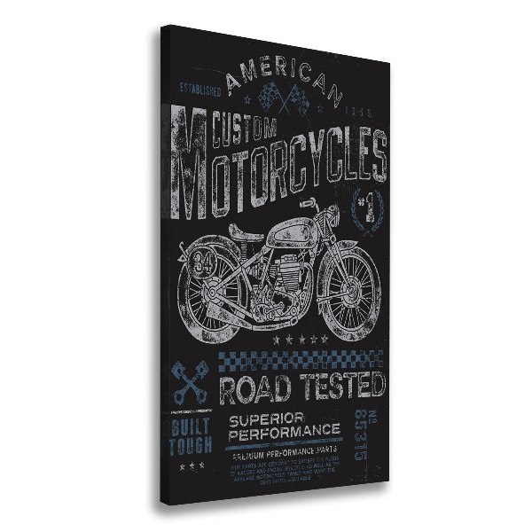 Wandbild vertikales Automobil