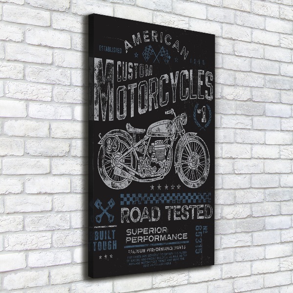 Wandbild vertikales Automobil