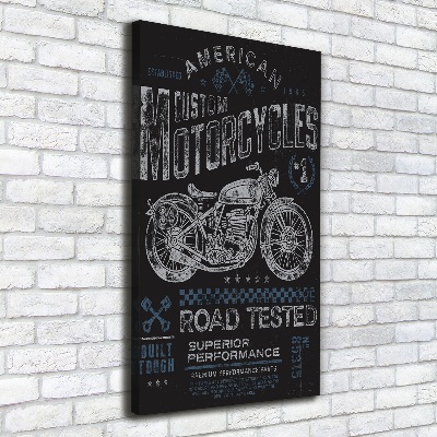 Wandbild vertikales Automobil