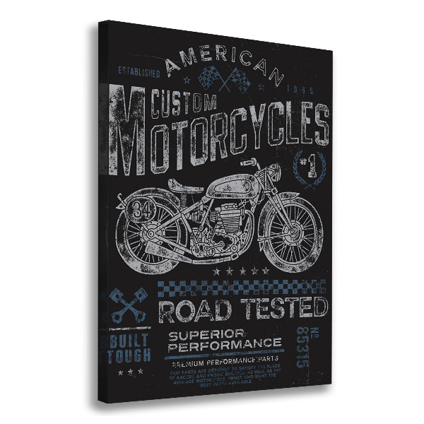 Wandbild vertikales Automobil