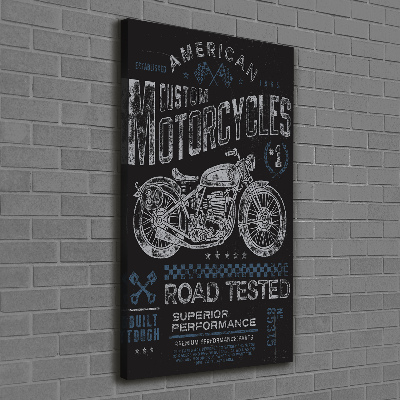 Wandbild vertikales Automobil