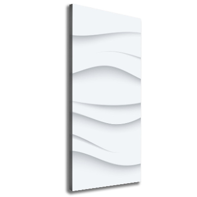 Foto auf leinwand vertikales Abstrakte Wellen