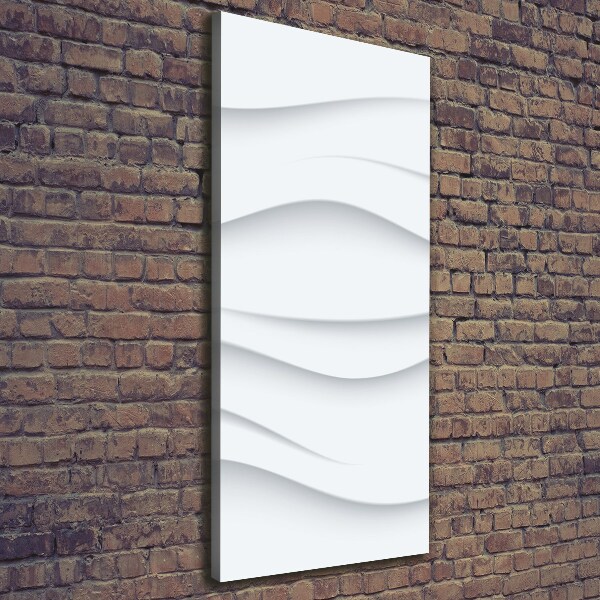 Foto auf leinwand vertikales Abstrakte Wellen