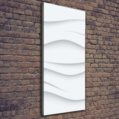 Foto auf leinwand vertikales Abstrakte Wellen