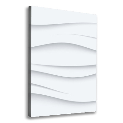 Foto auf leinwand vertikales Abstrakte Wellen