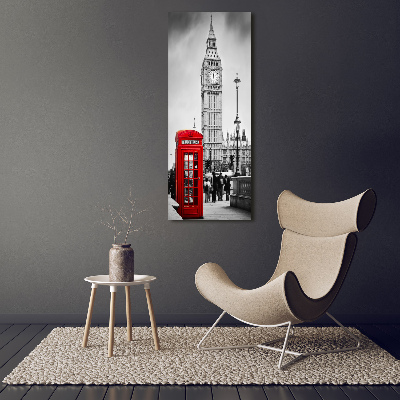 Wandbild vertikales Big Ben London