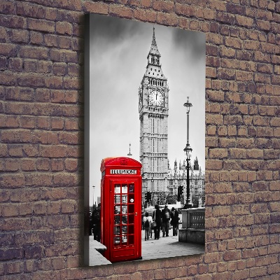 Wandbild vertikales Big Ben London