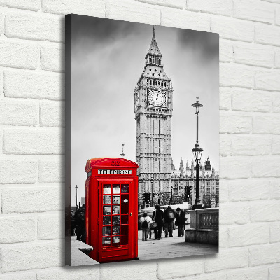 Wandbild vertikales Big Ben London