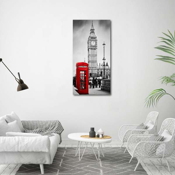 Wandbild vertikales Big Ben London
