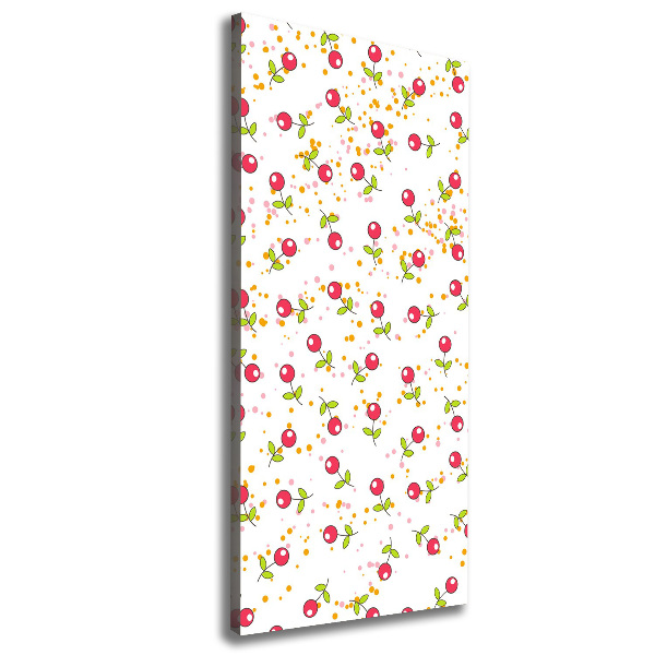 Wandbild vertikales Kirschen