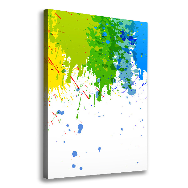 Foto auf leinwand vertikales Abstrakter Regenbogen