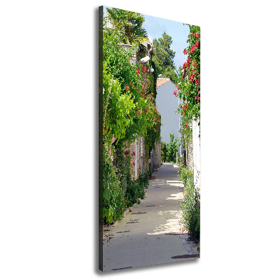 Wandbild vertikales Französische Straßen