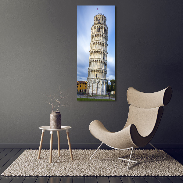 Foto auf leinwand vertikales Schiefer Turm von Pisa