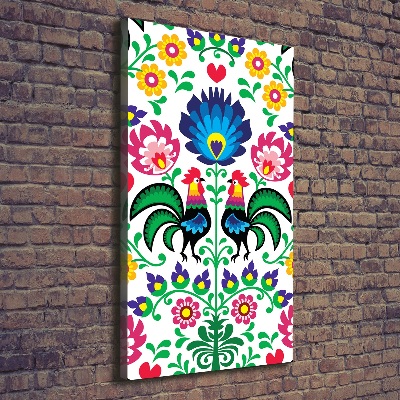 Foto auf leinwand vertikales Ethnisches Muster