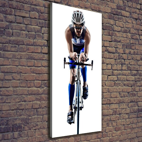 Foto auf leinwand vertikales Radfahrer