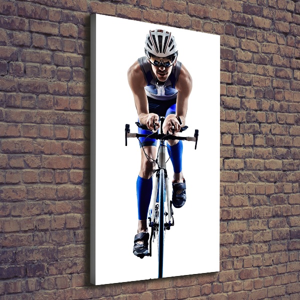 Foto auf leinwand vertikales Radfahrer
