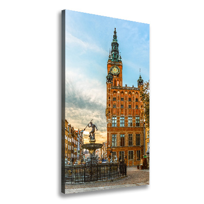 Wandbild vertikales Danzig, Polen