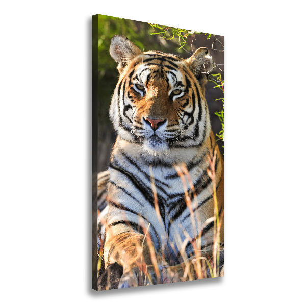 Wandbild vertikales Tiger