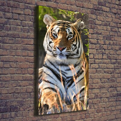 Wandbild vertikales Tiger