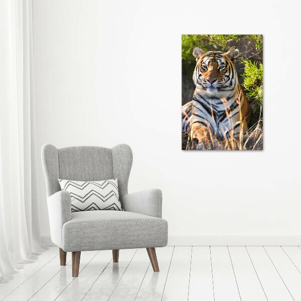 Wandbild vertikales Tiger