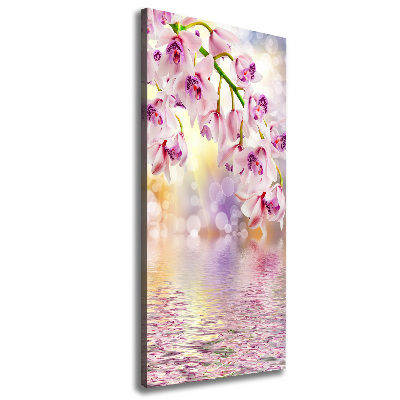 Wandbild vertikales Orchidee