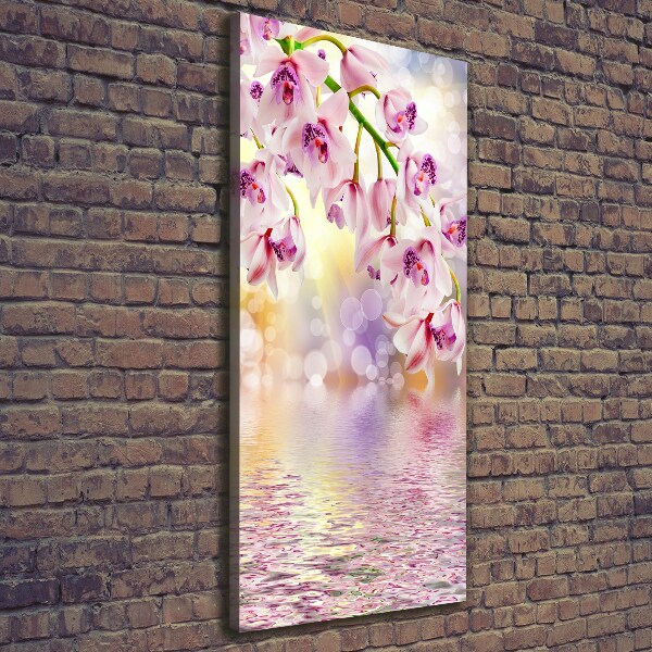 Wandbild vertikales Orchidee