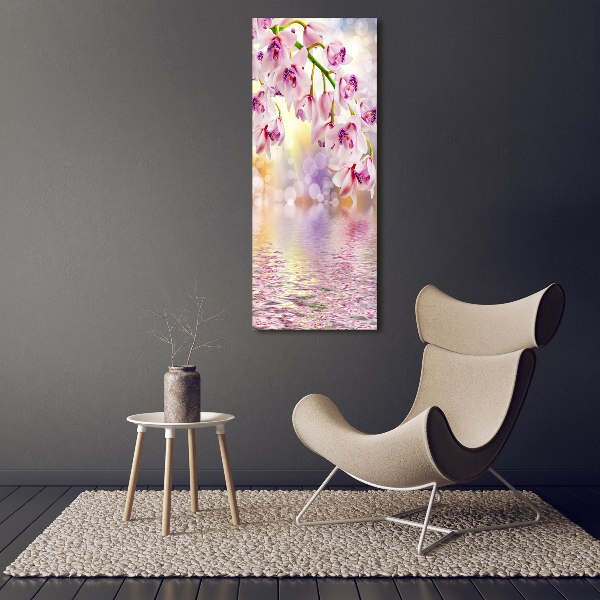 Wandbild vertikales Orchidee