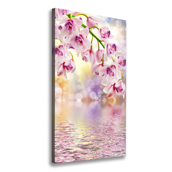 Wandbild vertikales Orchidee