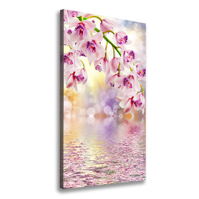 Wandbild vertikales Orchidee