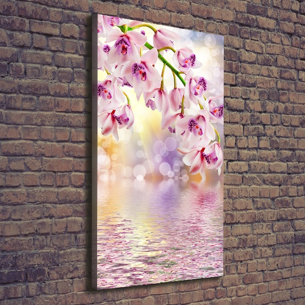 Wandbild vertikales Orchidee