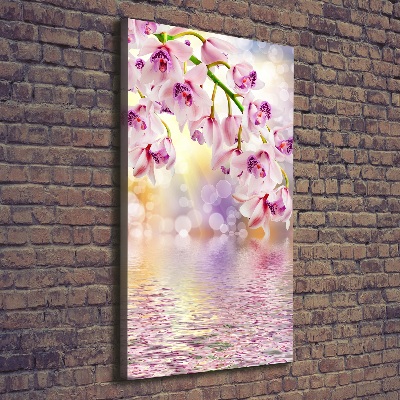Wandbild vertikales Orchidee