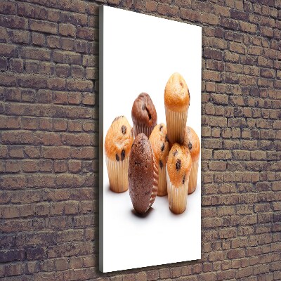 Foto leinwand vertikales Cupcakes
