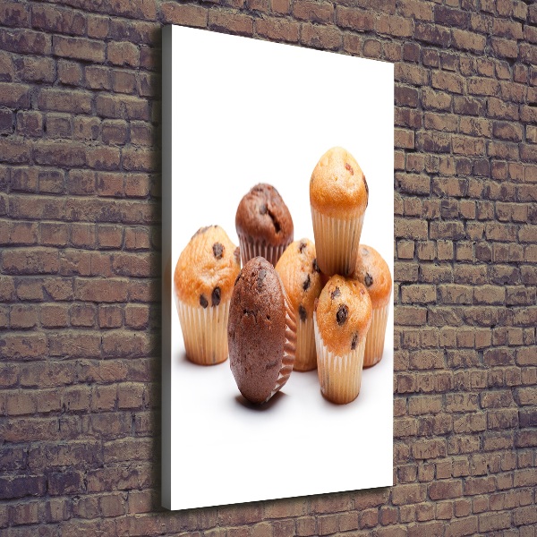 Foto leinwand vertikales Cupcakes