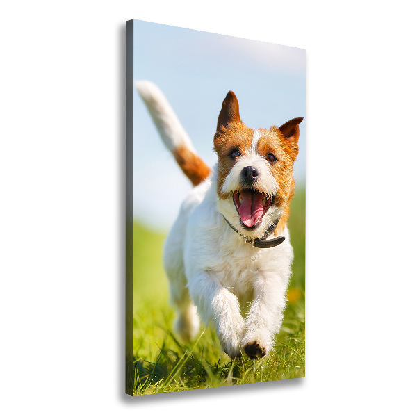 Wandbild vertikales Jack Russell Terrier