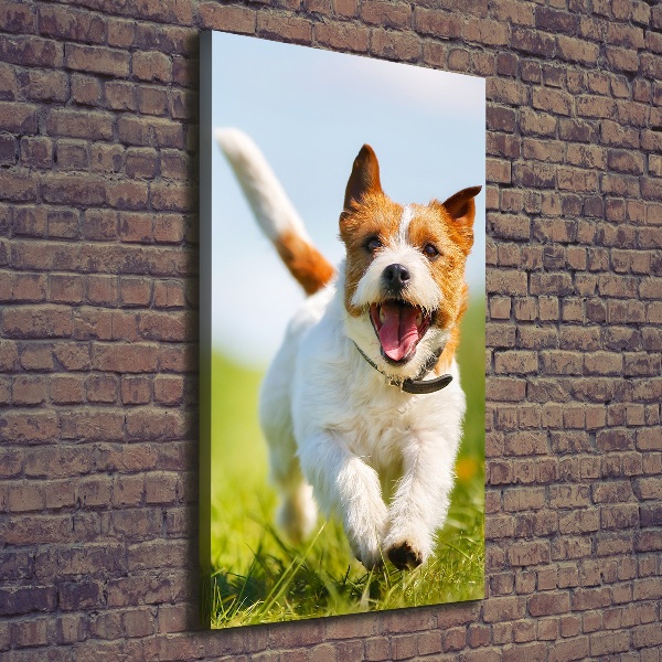Wandbild vertikales Jack Russell Terrier