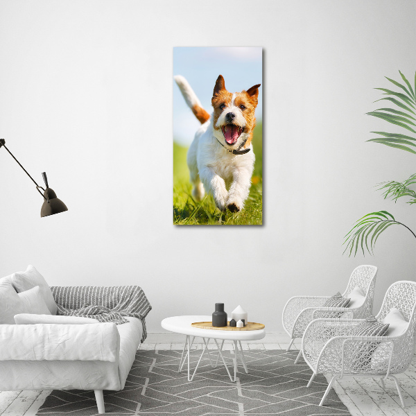 Wandbild vertikales Jack Russell Terrier