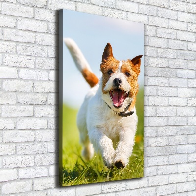 Wandbild vertikales Jack Russell Terrier
