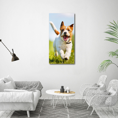 Wandbild vertikales Jack Russell Terrier