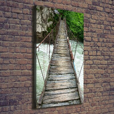 Foto auf leinwand vertikales Hängebrücke