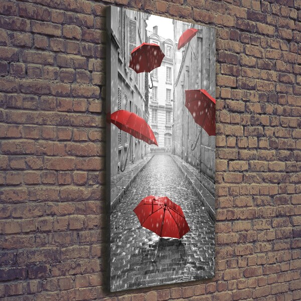 Foto auf leinwand vertikales Regenschirm Frankreich