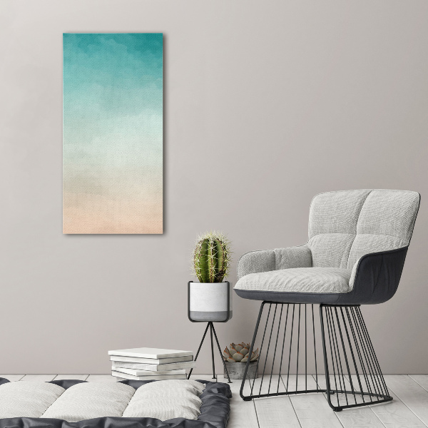 Foto auf leinwand vertikales Rauch