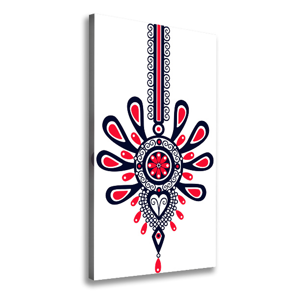 Foto auf leinwand vertikales Polnisches Volksmuster