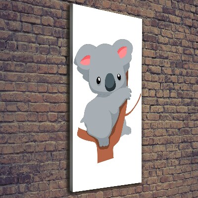 Foto auf leinwand vertikales Panda auf einem Baum