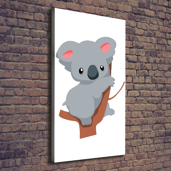 Foto auf leinwand vertikales Panda auf einem Baum