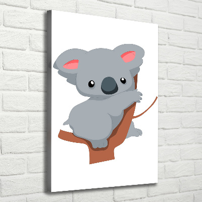 Foto auf leinwand vertikales Panda auf einem Baum